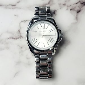 Wristology large silver watch